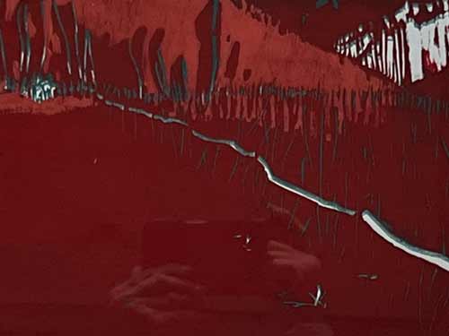 041 – Die Diagonale in rot VII.