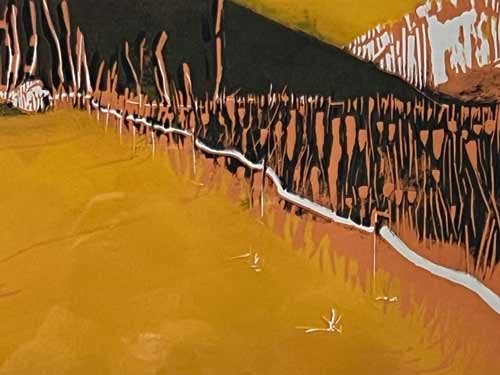 042 – Die Diagonale in orange X.